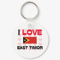 I Love East Timor keychains