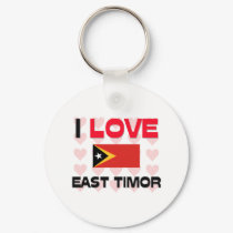 I Love East Timor keychains