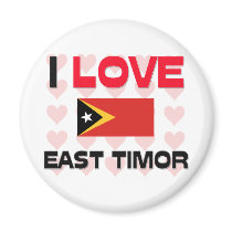 I Love East Timor magnets