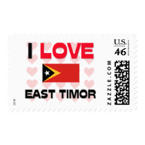 I Love East Timor postage