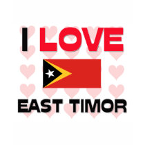 I Love East Timor t-shirts