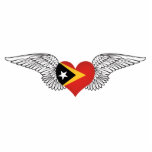 I Love East Timor -wings Acrylic Cut Out