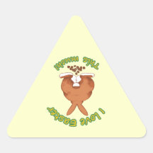 I Love Easter Stickers