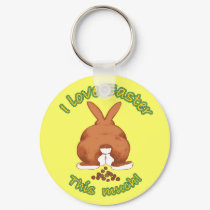 I love Easter this much Keychain by Sensato I love Easter this much Keychain