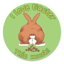 I love Easter this much Sticker by Sensato I love Easter this much Sticker