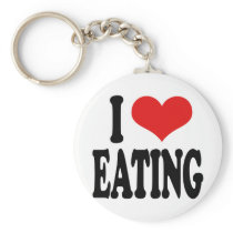I Love Eating keychains