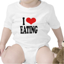 I Love Eating t-shirts