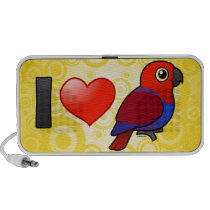 I Love Eclectus Parrots (female) speakers