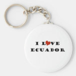 I Love Ecuador Key Chain