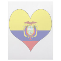 I Love Ecuador Customized Letterhead