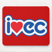 i love Ecuador mousepads