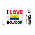 I Love Ecuador Postage Stamp