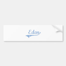 I Love Eden North Carolina Bumper Sticker