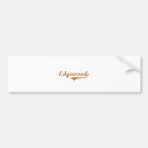 I Love Edgewood Texas Bumper Stickers