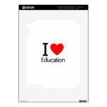 I Love Education Skins For iPad 3