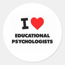 I Love Educational Psychologists Stickers