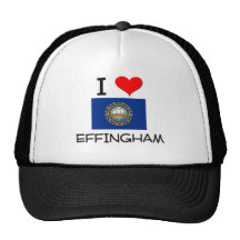I Love Effingham New Hampshire Hats