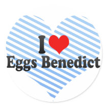 I Love Eggs Benedict Sticker