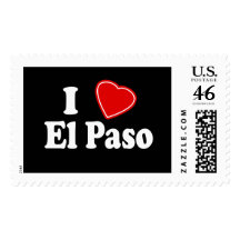 I Love El Paso Stamp