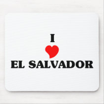 I Love El Salvador mousepads by repofcountries I Love El Salvador mousepads