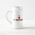 I Love El Salvador mugs