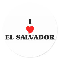 I Love El Salvador stickers