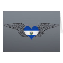 I Love El Salvador -wings Cards