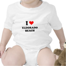 I Love Eldorado Beach Bodysuit