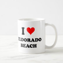 I Love Eldorado Beach Mug