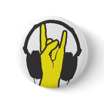 I love Electro CMYK COLLECTION Button
