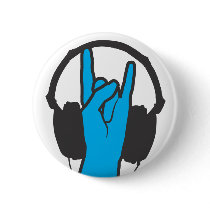 I love Electro CMYK COLLECTION Button by kytamircodesign I love Electro CMYK COLLECTION Button