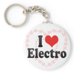 I Love Electro Key Chains