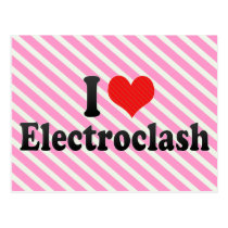 I Love Electroclash Postcard
