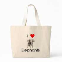 I love elephants Bag