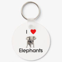 I love elephants Keychain by towalj I love elephants Keychain