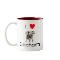 I love elephants Mug