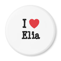 I love Elia heart T-Shirt magnets