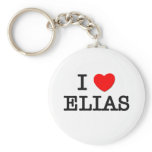 I Love Elias Keychains