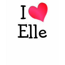 I Love Elle t-shirts