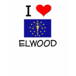 I Love ELWOOD Indiana t-shirts