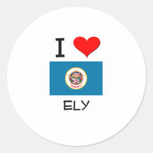 I Love Ely Minnesota Sticker