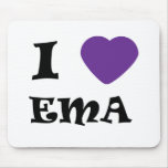 I Love EMA Mousepad