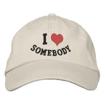 I Love embroidered hats by akiliking I Love embroidered hats