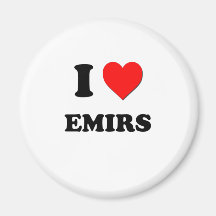 I love Emirs Fridge Magnets