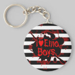 I Love Emo Boys keychains