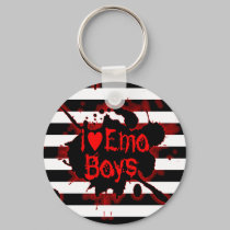 I Love Emo Boys keychains by Artamatik I Love Emo Boys keychains