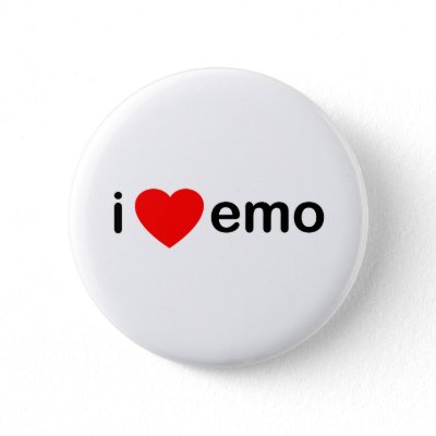 I Love Emo buttons