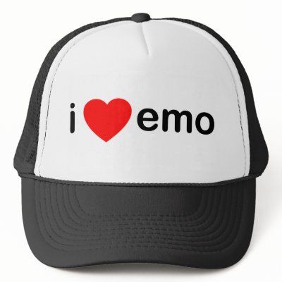 I Love Emo hats