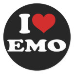 I Love Emo stickers