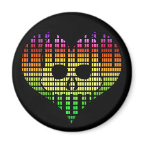 I Love Emo Techno magnets by nyny_creations I Love Emo Techno magnets